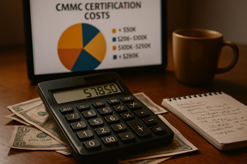 cmmc certification cost ranges