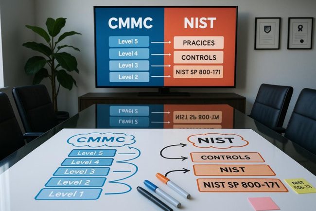 cmmc levels and nist standards