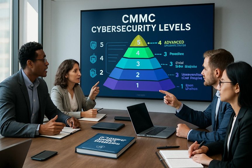 cmmc levels cybersecurity requirements