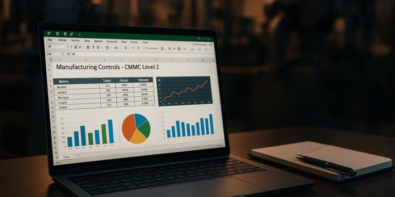manufacturing controls tracking template
